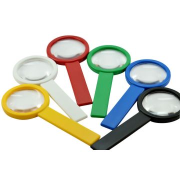 Hand Magnifier Large - 3x 60mm - Rainbow+